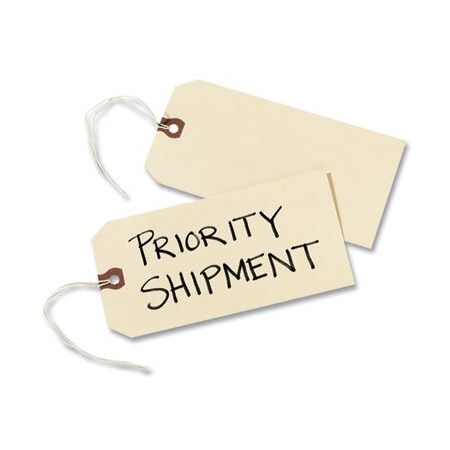 Avery Dennison Avery, Strung Shipping Tags, 13pt. Stock, 6 1/4 X 3 1/8, Manila, 1000PK 12508